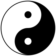 Symbol of yin and yang