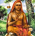 Painting of Adi Shankara
