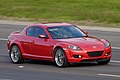 Image 16 Mazda RX-8 Photo credit: Fir0002 The Mazda RX-8 sports car is a front mid-engine, rear-wheel drive four-seat coupé manufactured by Mazda Motor Corporation. It is the successor to the RX-7 and, like its predecessors in the RX range, it is powered by a rotary engine. The RX-8 began North American sales in the 2004 model year. More selected pictures