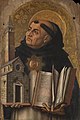 Image 18St. Thomas Aquinas, painting by Carlo Crivelli, 1476 (from Western philosophy)