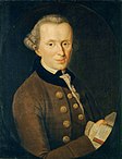 Oil painting of Immanuel Kant